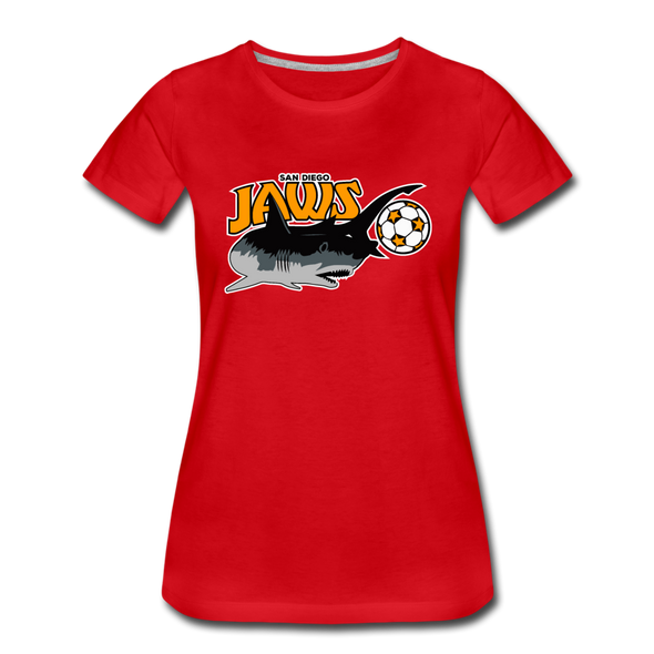 San Diego Jaws Women’s T-Shirt - red