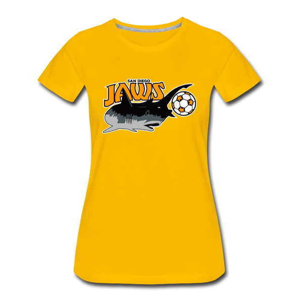 San Diego Jaws Women’s T-Shirt - sun yellow