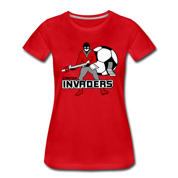 Canton Invaders Women’s T-Shirt - red