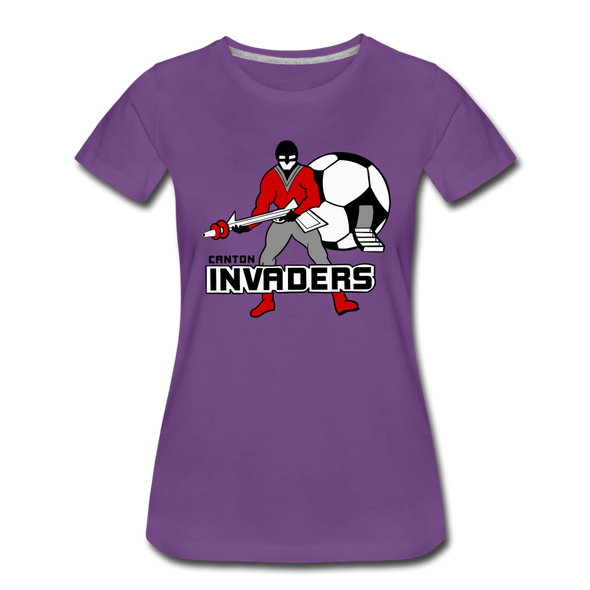 Canton Invaders Women’s T-Shirt - purple