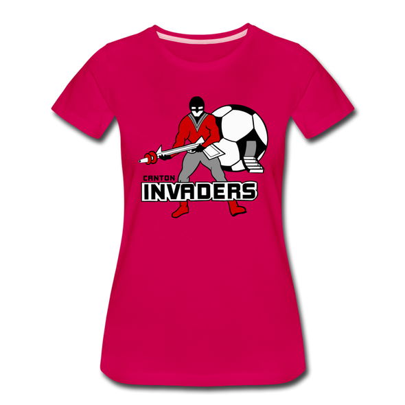 Canton Invaders Women’s T-Shirt - dark pink
