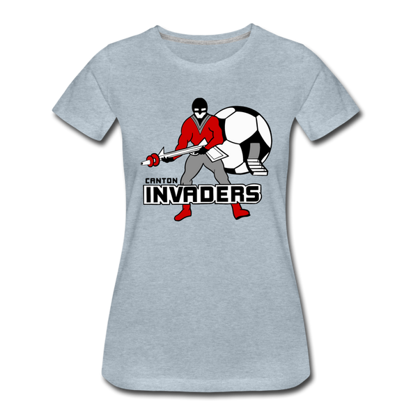 Canton Invaders Women’s T-Shirt - heather ice blue