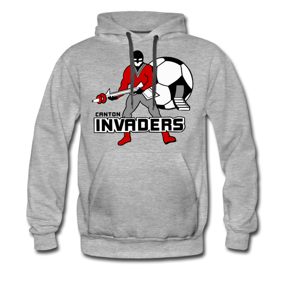 Canton Invaders Hoodie (Premium) - heather gray
