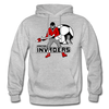 Canton Invaders Hoodie - heather gray