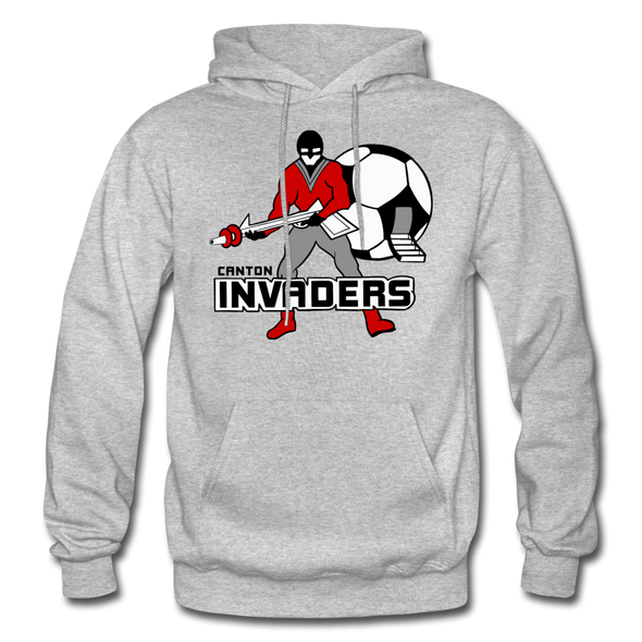 Canton Invaders Hoodie - heather gray