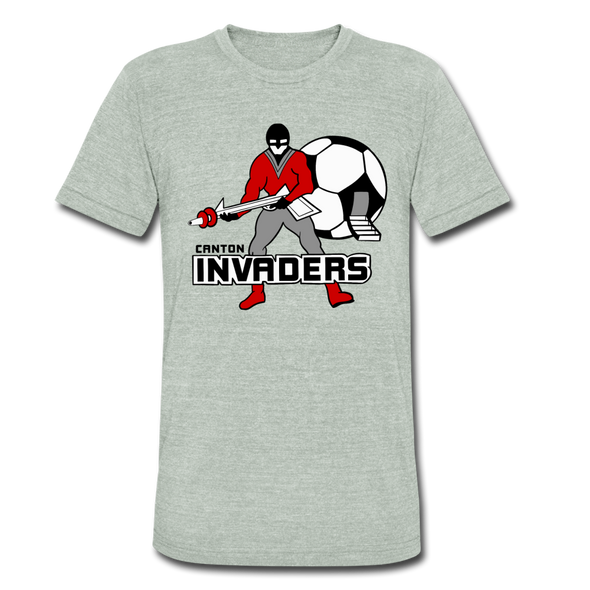 Canton Invaders T-Shirt (Tri-Blend Super Light) - heather gray