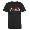 Atlanta Attack T-Shirt (Tri-Blend Super Light) - heather black
