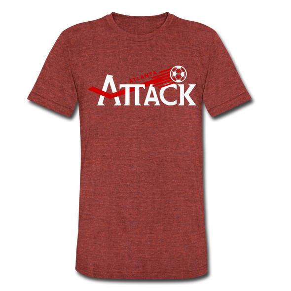 Atlanta Attack T-Shirt (Tri-Blend Super Light) - heather cranberry
