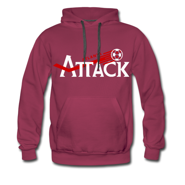 Atlanta Attack Hoodie (Premium) - burgundy