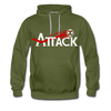 Atlanta Attack Hoodie (Premium) - olive green