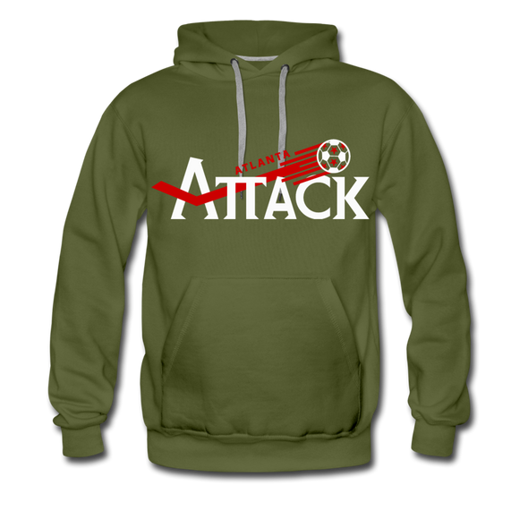 Atlanta Attack Hoodie (Premium) - olive green