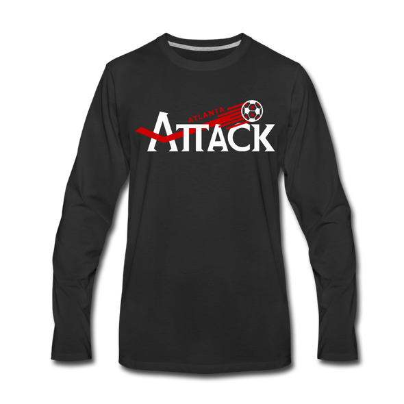 Atlanta Attack Long Sleeve T-Shirt - black