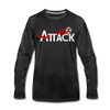 Atlanta Attack Long Sleeve T-Shirt - charcoal gray