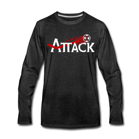 Atlanta Attack Long Sleeve T-Shirt - charcoal gray