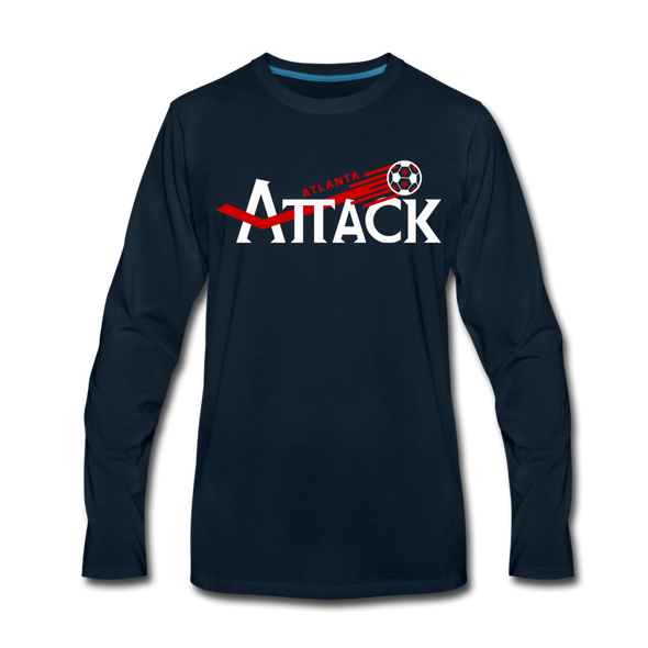Atlanta Attack Long Sleeve T-Shirt - deep navy