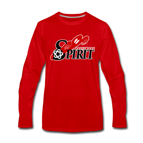 Baltimore Spirit Long Sleeve T-Shirt - red