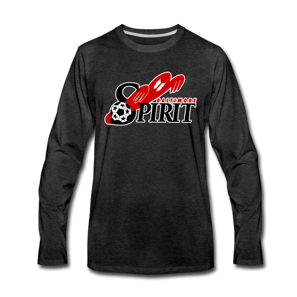 Baltimore Spirit Long Sleeve T-Shirt - charcoal gray