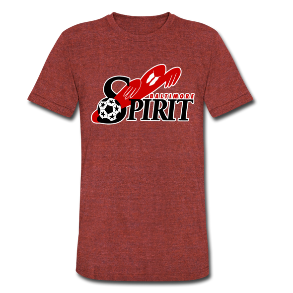 Baltimore Spirit T-Shirt (Tri-Blend Super Light) - heather cranberry