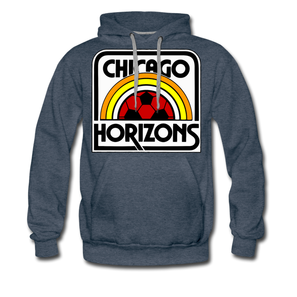 Chicago Horizons Hoodie (Premium) - heather denim