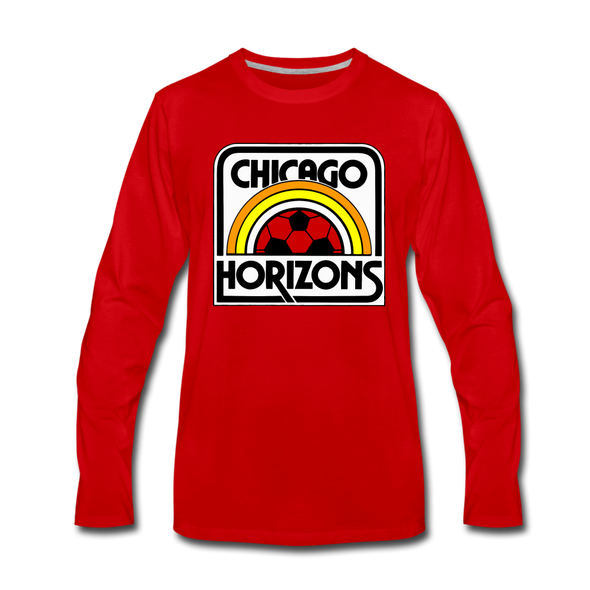 Chicago Horizons Long Sleeve T-Shirt - red
