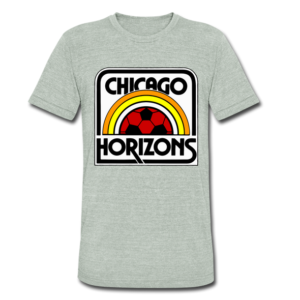 Chicago Horizons T-Shirt (Tri-Blend Super Light) - heather gray
