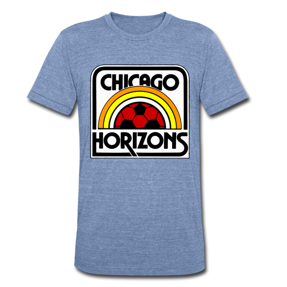 Chicago Horizons T-Shirt (Tri-Blend Super Light) - heather Blue