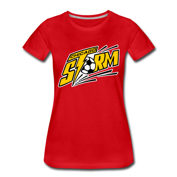 Chicago Storm Women’s T-Shirt - red