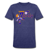 Minnesota Kicks T-Shirt (Tri-Blend Super Light) - heather indigo
