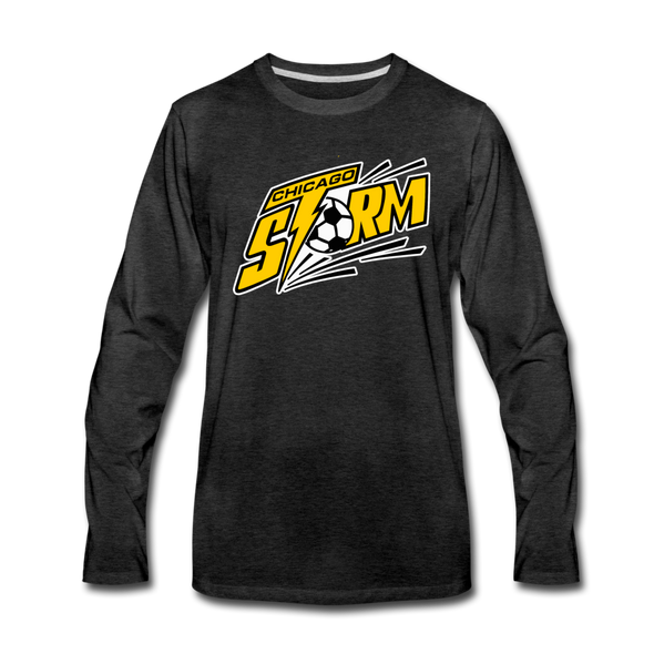 Chicago Storm Long Sleeve T-Shirt - charcoal gray