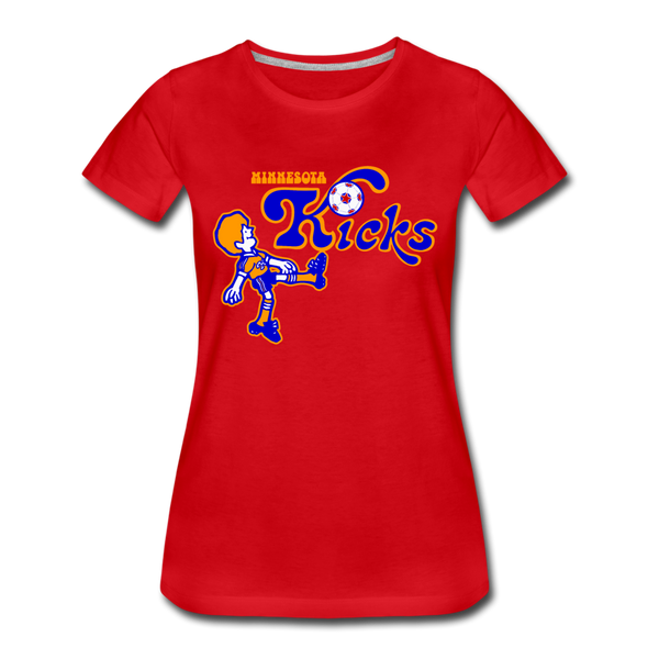 Minnesota Kicks Women’s T-Shirt - red