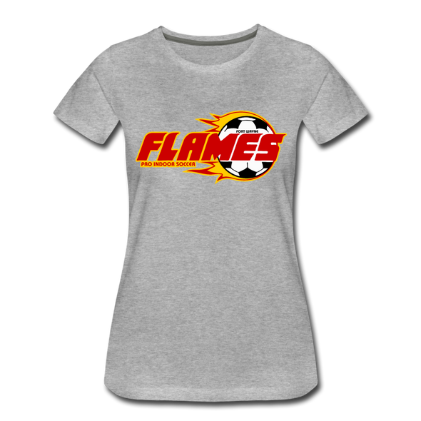 Fort Wayne Flames Women’s T-Shirt - heather gray