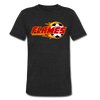 Fort Wayne Flames T-Shirt (Tri-Blend Super Light) - heather black