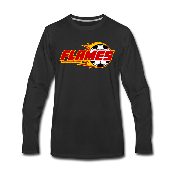 Fort Wayne Flames Long Sleeve T-Shirt - black