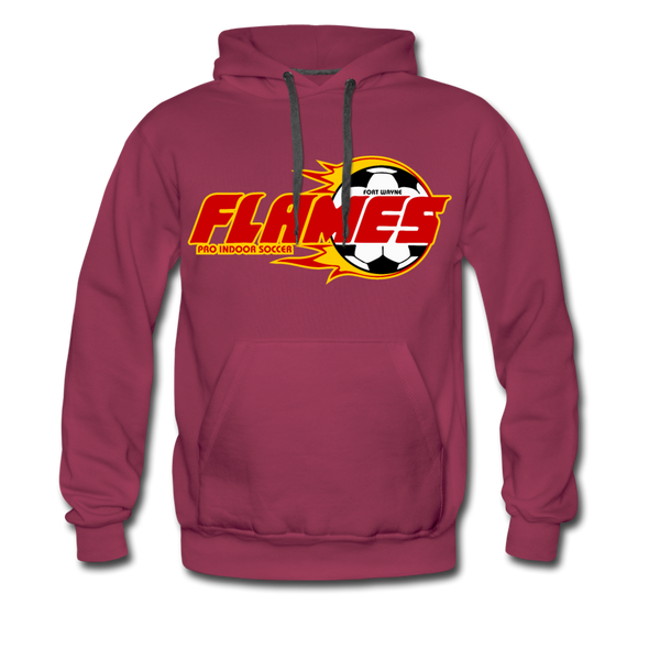 Fort Wayne Flames Hoodie (Premium) - burgundy