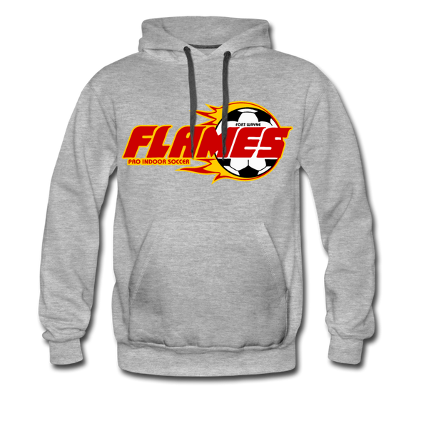 Fort Wayne Flames Hoodie (Premium) - heather gray