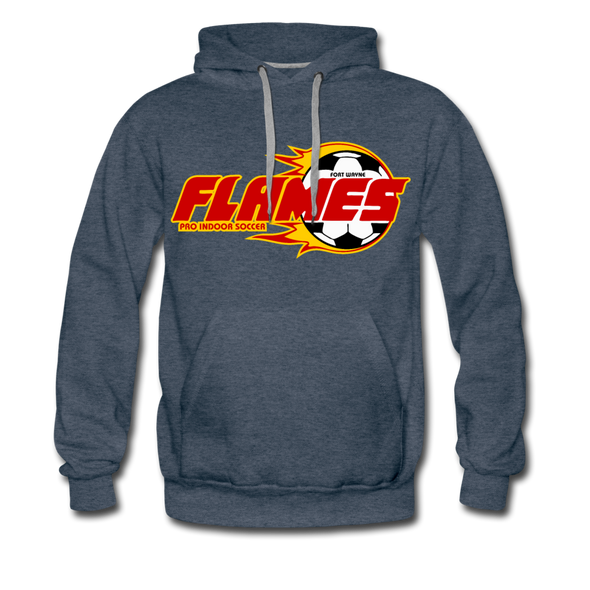 Fort Wayne Flames Hoodie (Premium) - heather denim