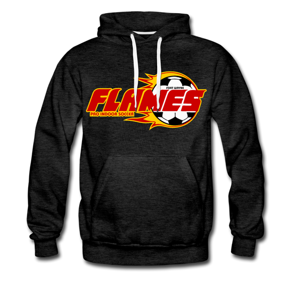 Fort Wayne Flames Hoodie (Premium) - charcoal gray