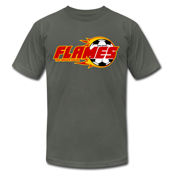 Fort Wayne Flames T-Shirt (Premium Lightweight) - asphalt