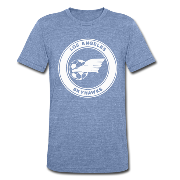Los Angeles Skyhawks T-Shirt (Tri-Blend Super Light) - heather Blue