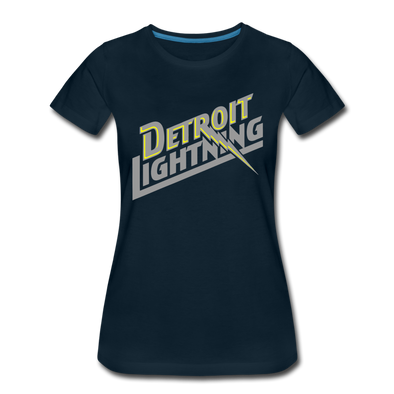 Detroit Lightning Women’s T-Shirt - deep navy