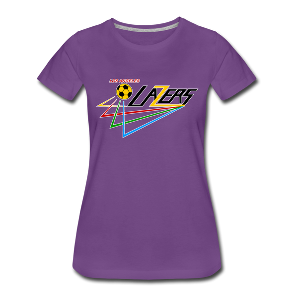 Los Angeles & So Cal Lazers Women’s T-Shirt - purple