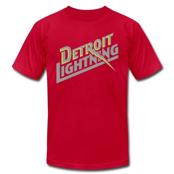 Detroit Lightning T-Shirt (Premium Lightweight) - red