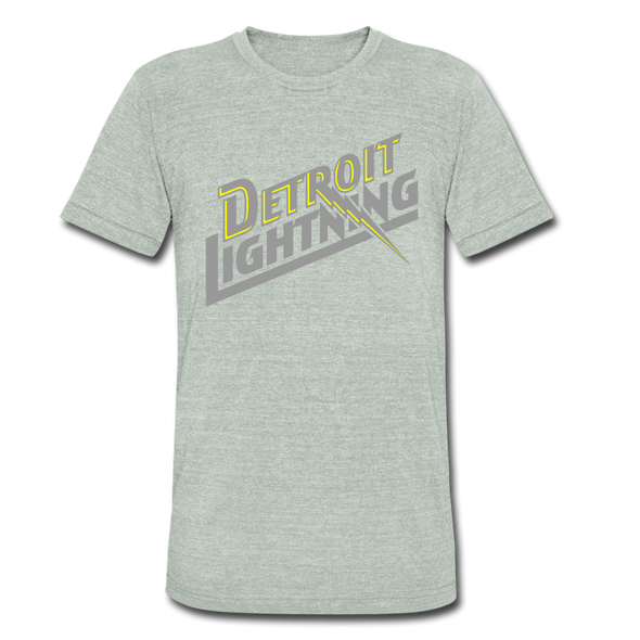 Detroit Lightning T-Shirt (Tri-Blend Super Light) - heather gray