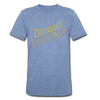 Detroit Lightning T-Shirt (Tri-Blend Super Light) - heather Blue