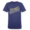 Detroit Lightning T-Shirt (Tri-Blend Super Light) - heather indigo