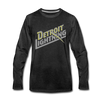 Detroit Lightning Long Sleeve T-Shirt - charcoal gray
