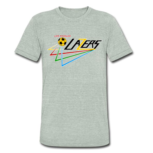 Los Angeles & So Cal Lazers T-Shirt (Tri-Blend Super Light) - heather gray
