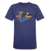 Los Angeles & So Cal Lazers T-Shirt (Tri-Blend Super Light) - heather indigo