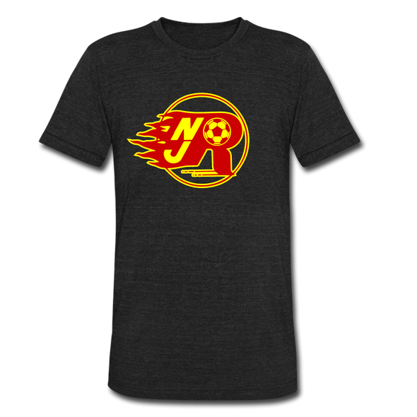 New Jersey Rockets T-Shirt (Tri-Blend Super Light) - heather black