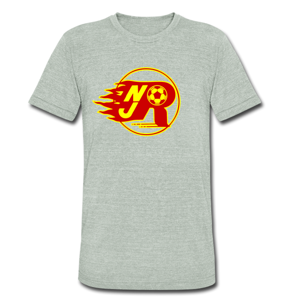 New Jersey Rockets T-Shirt (Tri-Blend Super Light) - heather gray